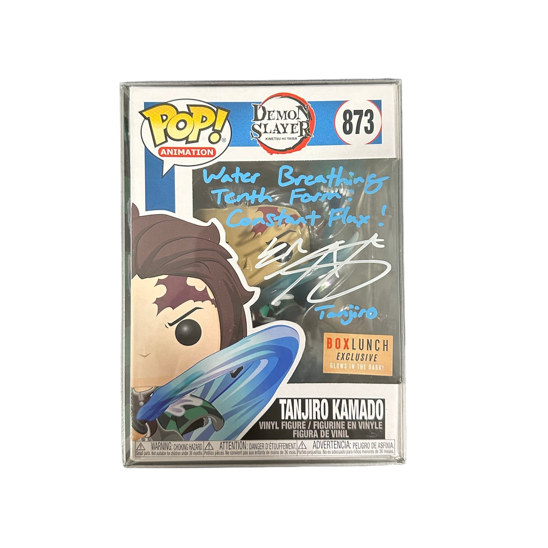 Outlets Tanjiro Kamado Chase Funko Pop Signed JSA Certified