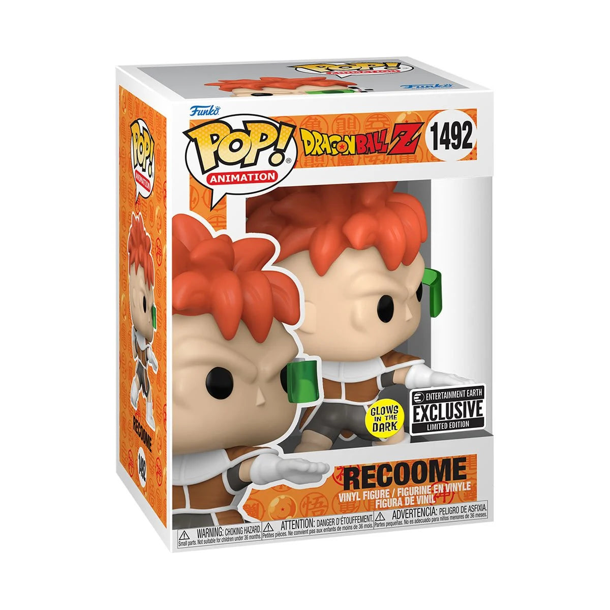 POP! Animation: Dragon Ball Z - Recoome (Glow) #1492 (EE Exclusive)