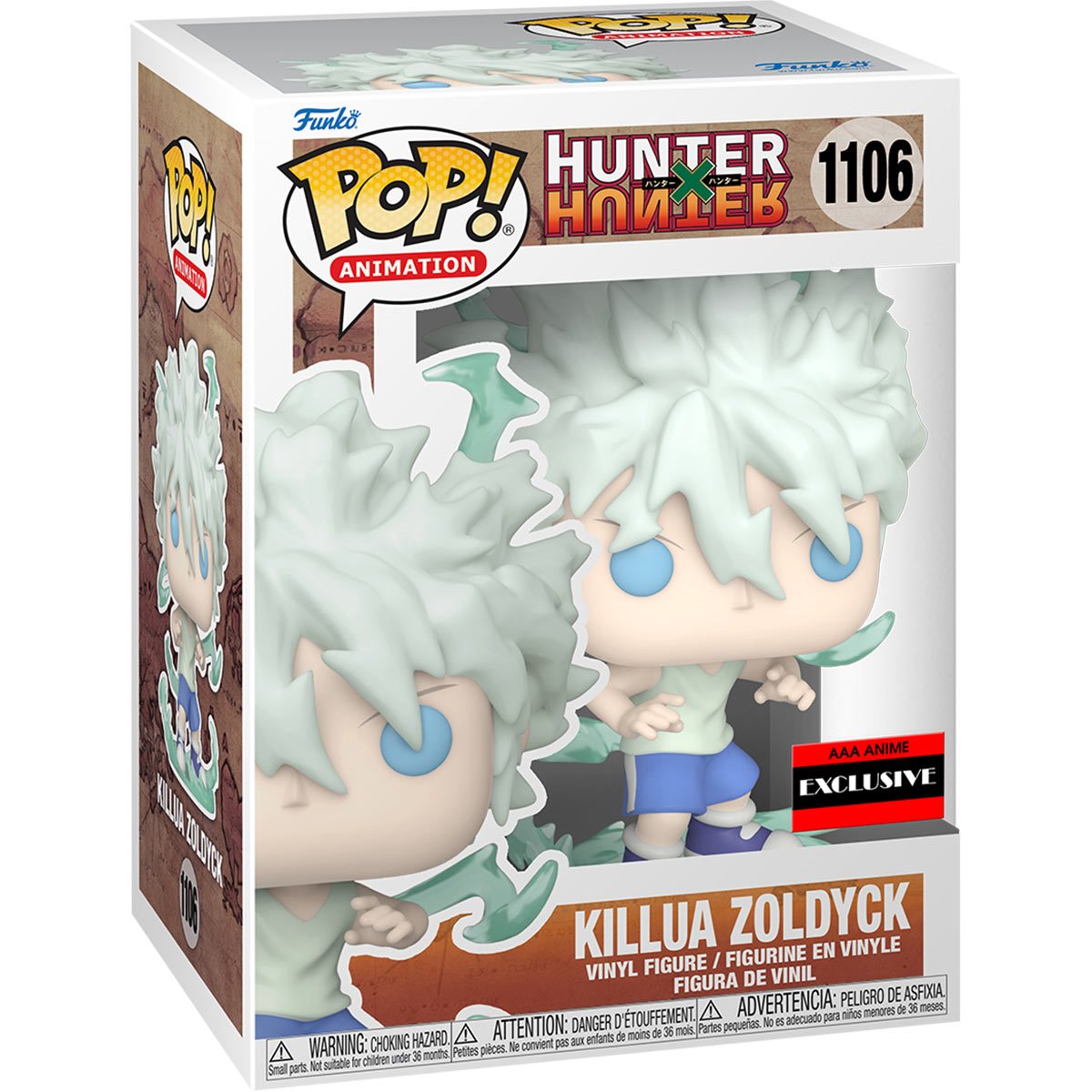 POP! Animation: Hunter x Hunter - Killua Zoldyck #1106 (AAA Anime Exclusive)