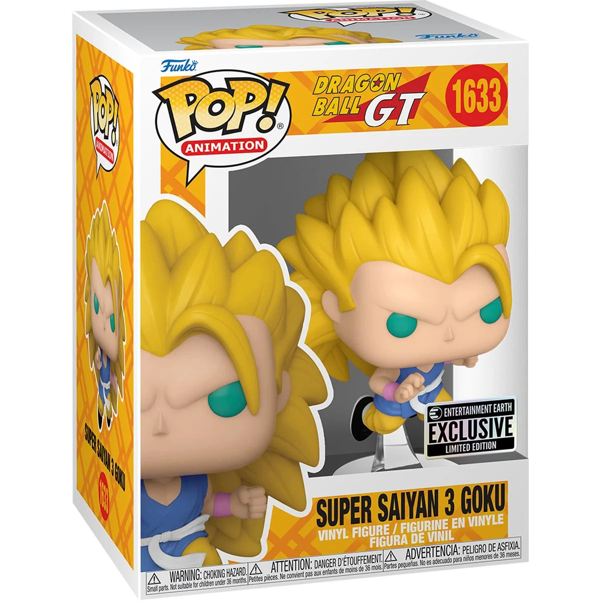 POP! Animation: Dragon Ball GT - Super Saiyan 3 Goku #1633 (EE Exclusive)