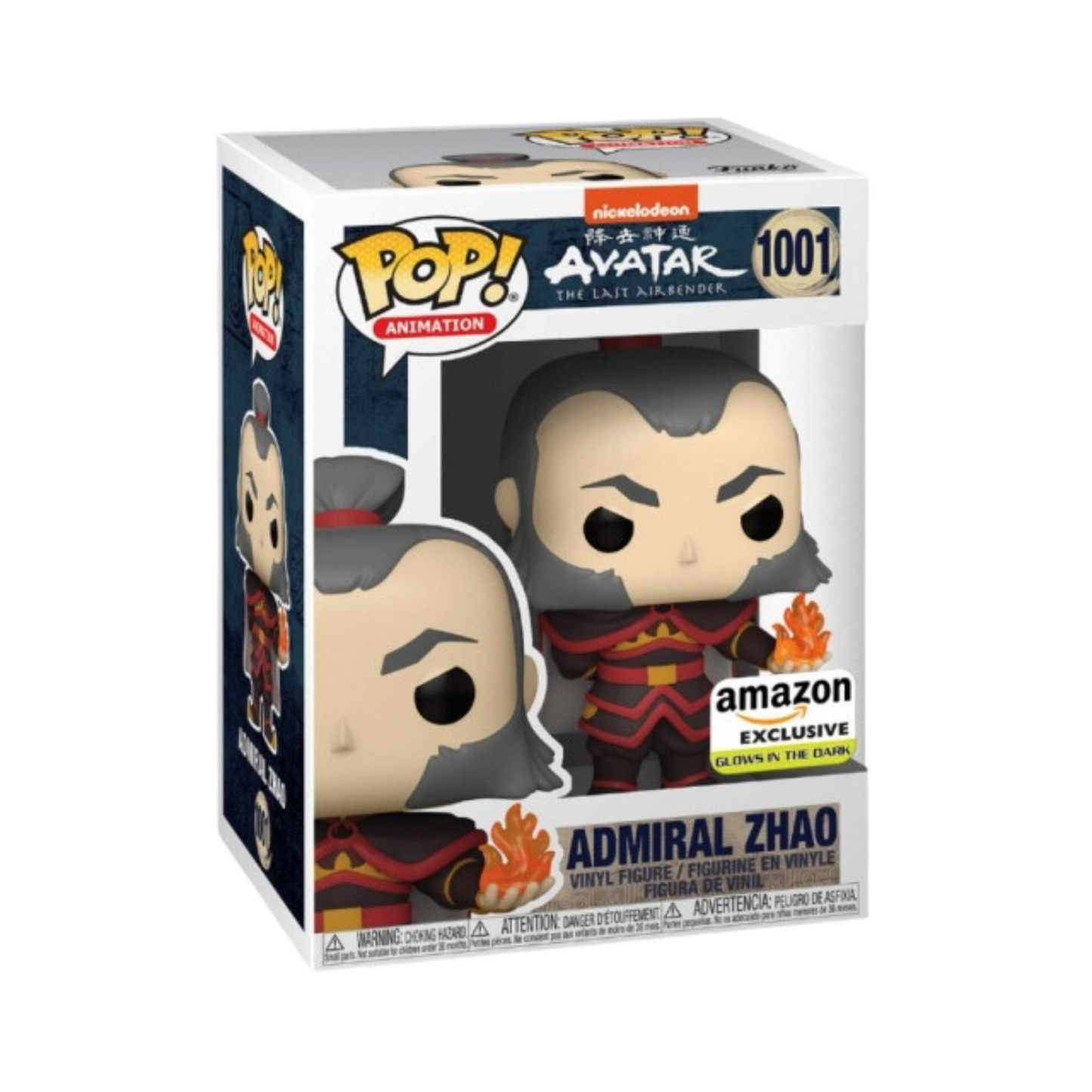 POP! Animation: Avatar: The Last Airbender - Admiral Zhao (Glow) #1001 (Amazon Exclusive)