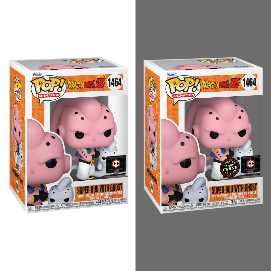 POP! Animation: Dragon Ball Z - Super Buu with Ghost #1464 Bundle (PR: Chalice Collectibles Exclusive)