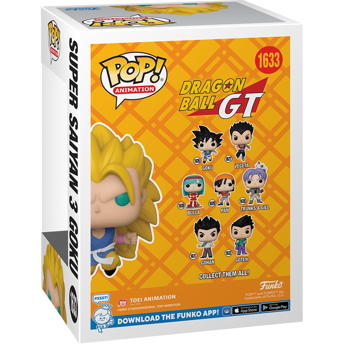 POP! Animation: Dragon Ball GT - Super Saiyan 3 Goku #1633 (EE Exclusive)