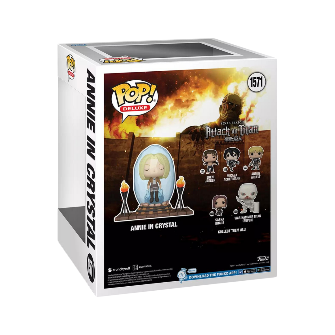 POP! Deluxe: Attack on Titan -  Annie in Crystal #1571 (Hot Topic Exclusive)