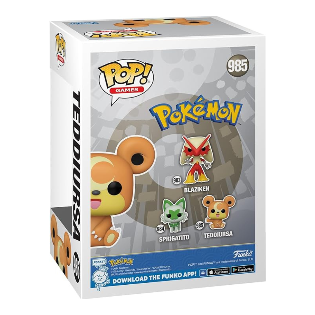 POP! Games: Pokémon - Teddiursa #985 || PRE-ORDER