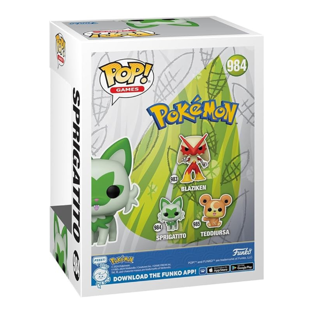 POP! Games: Pokémon - Sprigatito #984 || PRE-ORDER