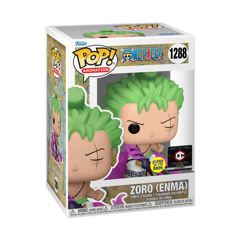 POP! Animation: One Piece - Zoro (Enma) (Glow) #1288 (Chalice Collectibles Exclusive)