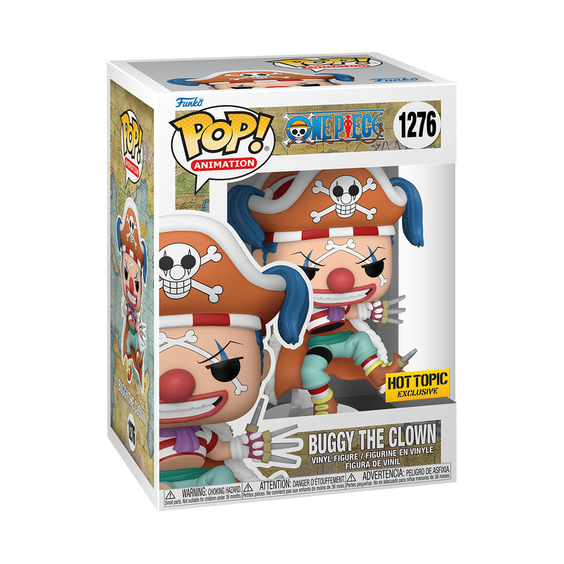 POP! Animation: One Piece - Buggy the Clown #1276 (Hot Topic Exclusive)