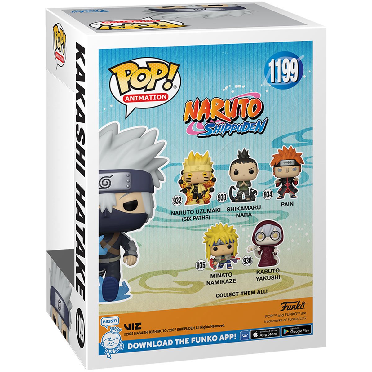 Funko Pop Kakashi top Hatake 1199 exclusive