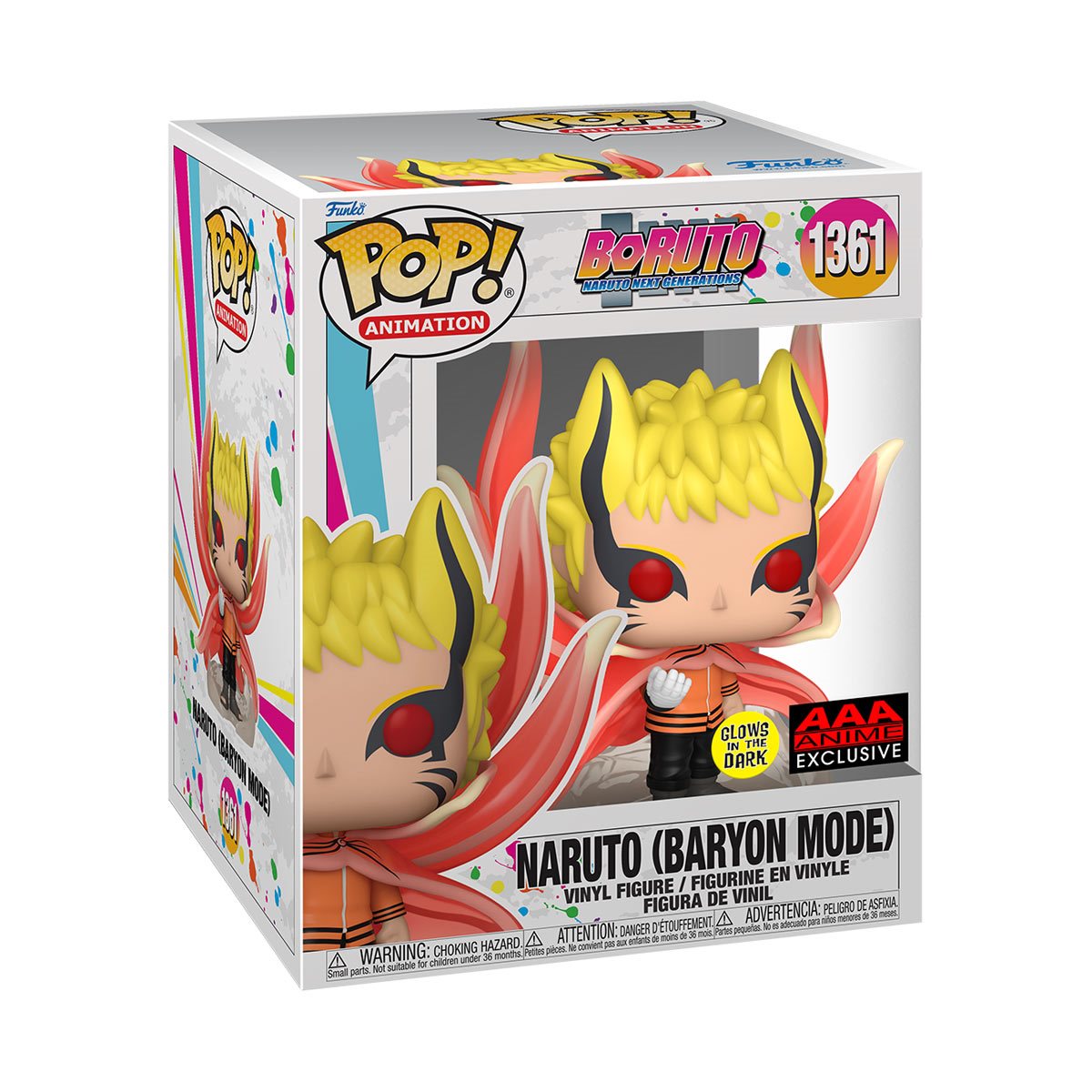 POP! Animation: Boruto - Naruto (Baryon Mode)(Glow) #1361 (AAA Anime Exclusive)