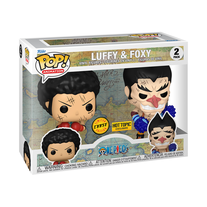 POP! Animation: One Piece - Luffy & Foxy 2 Pack Chase (Hot Topic Exclusive)