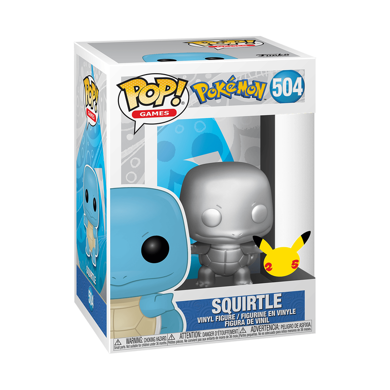 POP! Games: Pokémon - Squirrel (Silver Metallic) #504 (25th Anniversary)