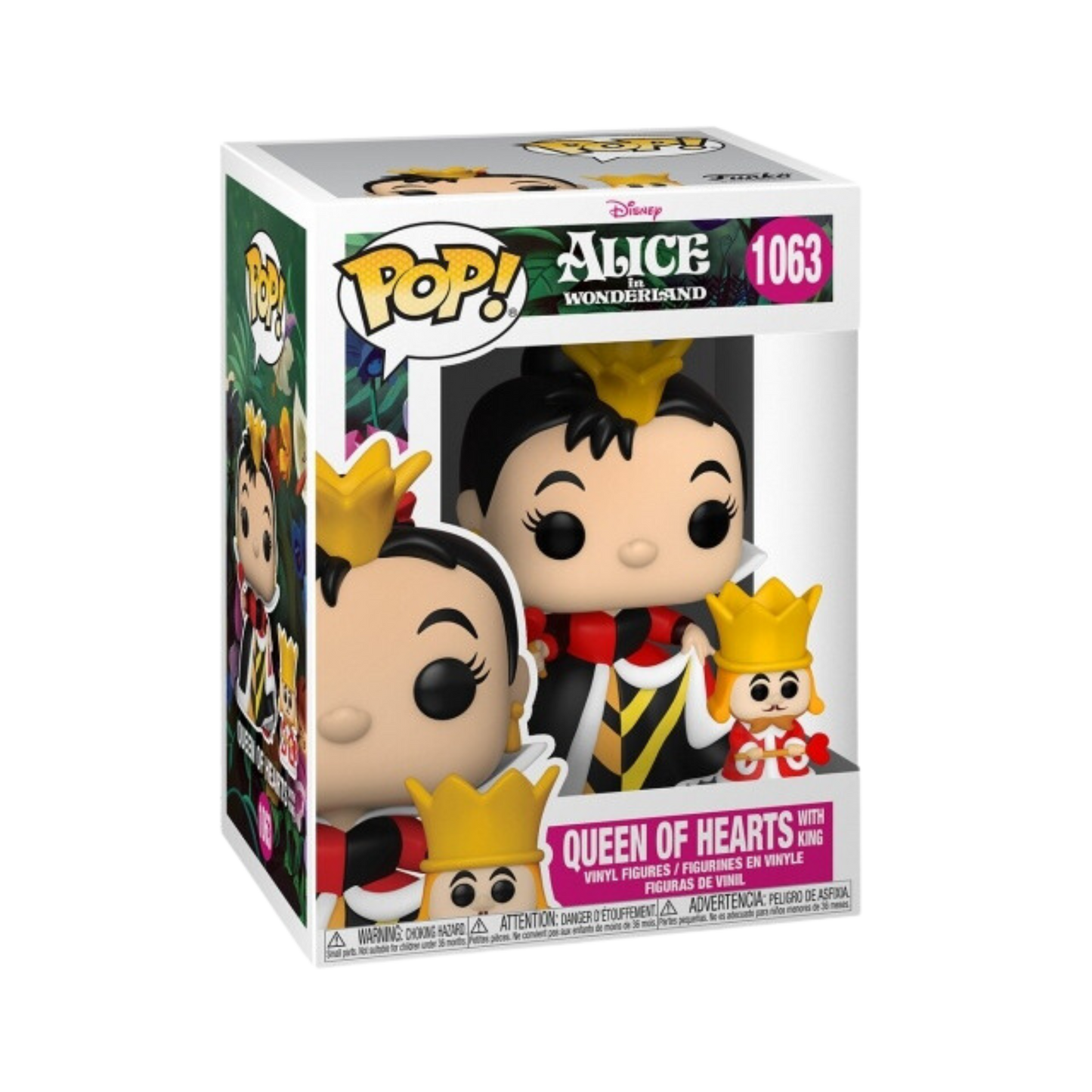 POP!: Disney Alice in Wonderland - Queen of Hearts with King #1063