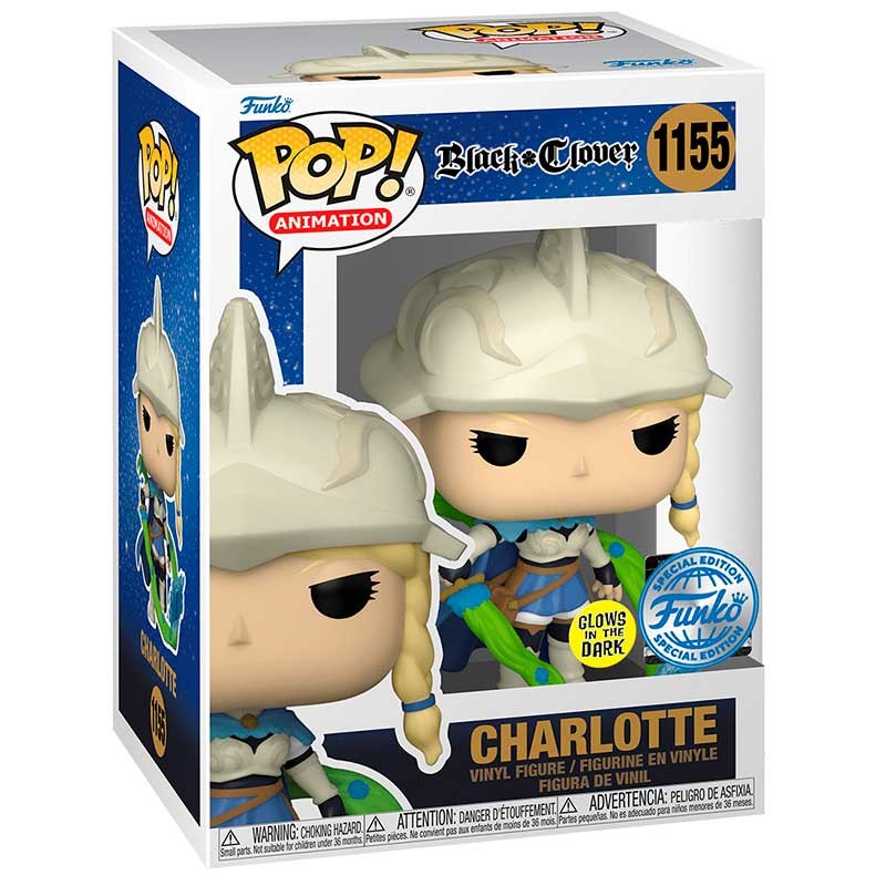 POP! Animation: Black Clover - Charlotte (Glow) #1155 (Special Edition)